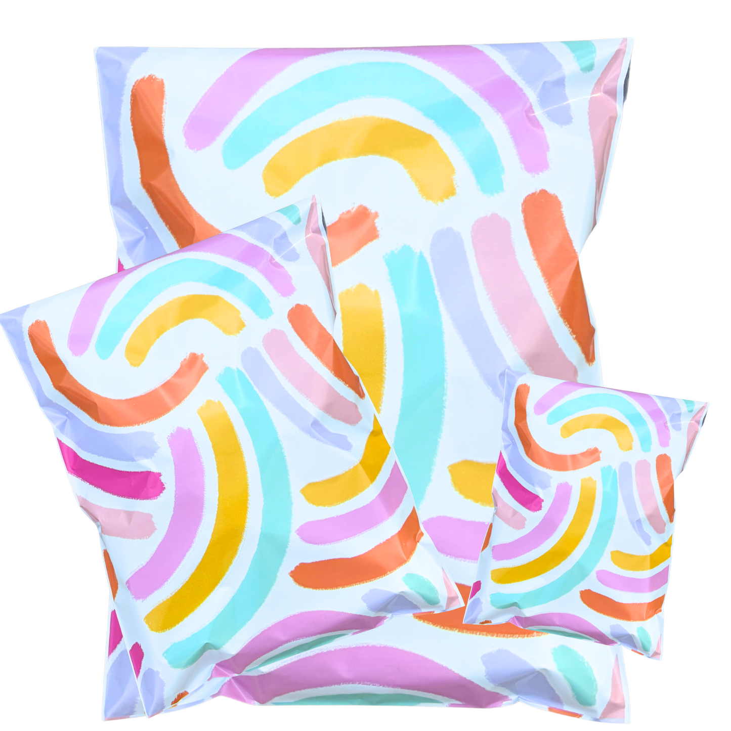 10x13 Colorful & Stylish 25 Packs Poly Mailer Bags | Secure, Waterproof & Tear-Resistant Shipping Envelopes with Unique Designs