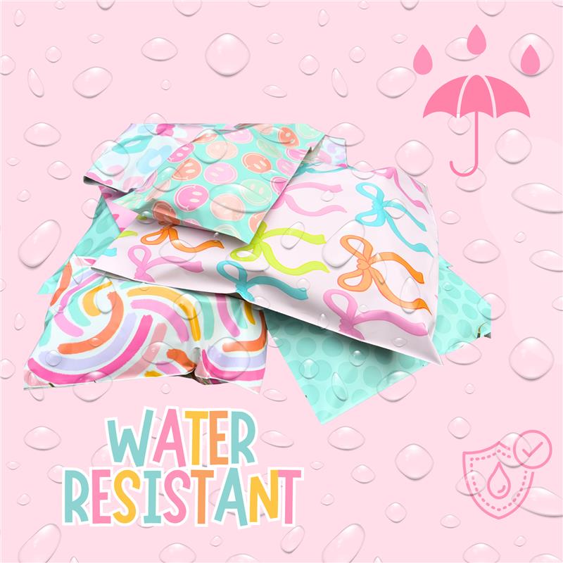 Bow Confetti poly mailer 14.5x19