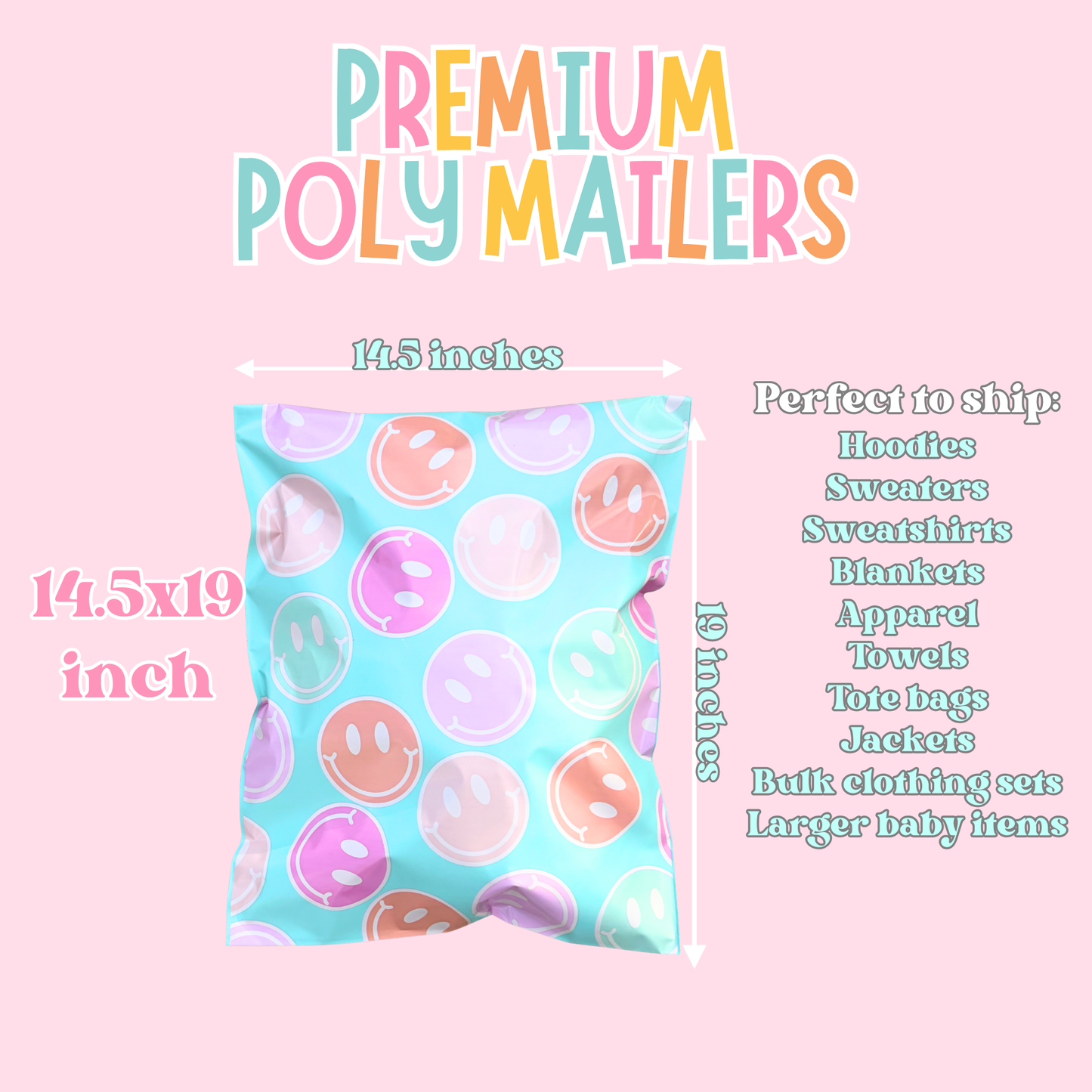 Variety Pack Poly Mailers  | 18/36