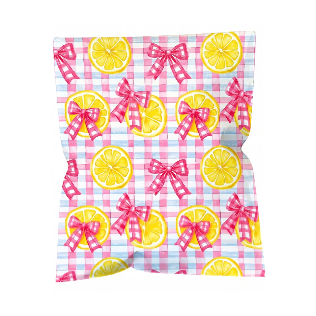Pretty Lemon Poly Mailers – 10x13 | 50 or 100 Pack | Waterproof Boutique Shipping Bags